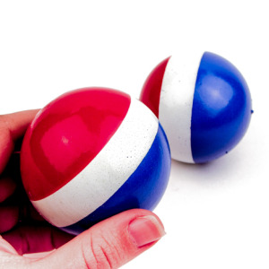 Tri-Coloured Sponge Ball